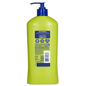 Suave bottle on bathroom shelf illustrating tidy storage and accessible everyday use