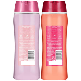 Suave bottles on bathroom shelf staged to show lifestyle and scent choice