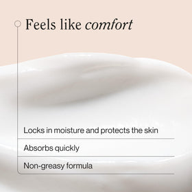Applying Suave lotion to hands demonstrating quick absorption and softness