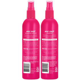 Suave bottles on bathroom counter in lifestyle morning routine scene