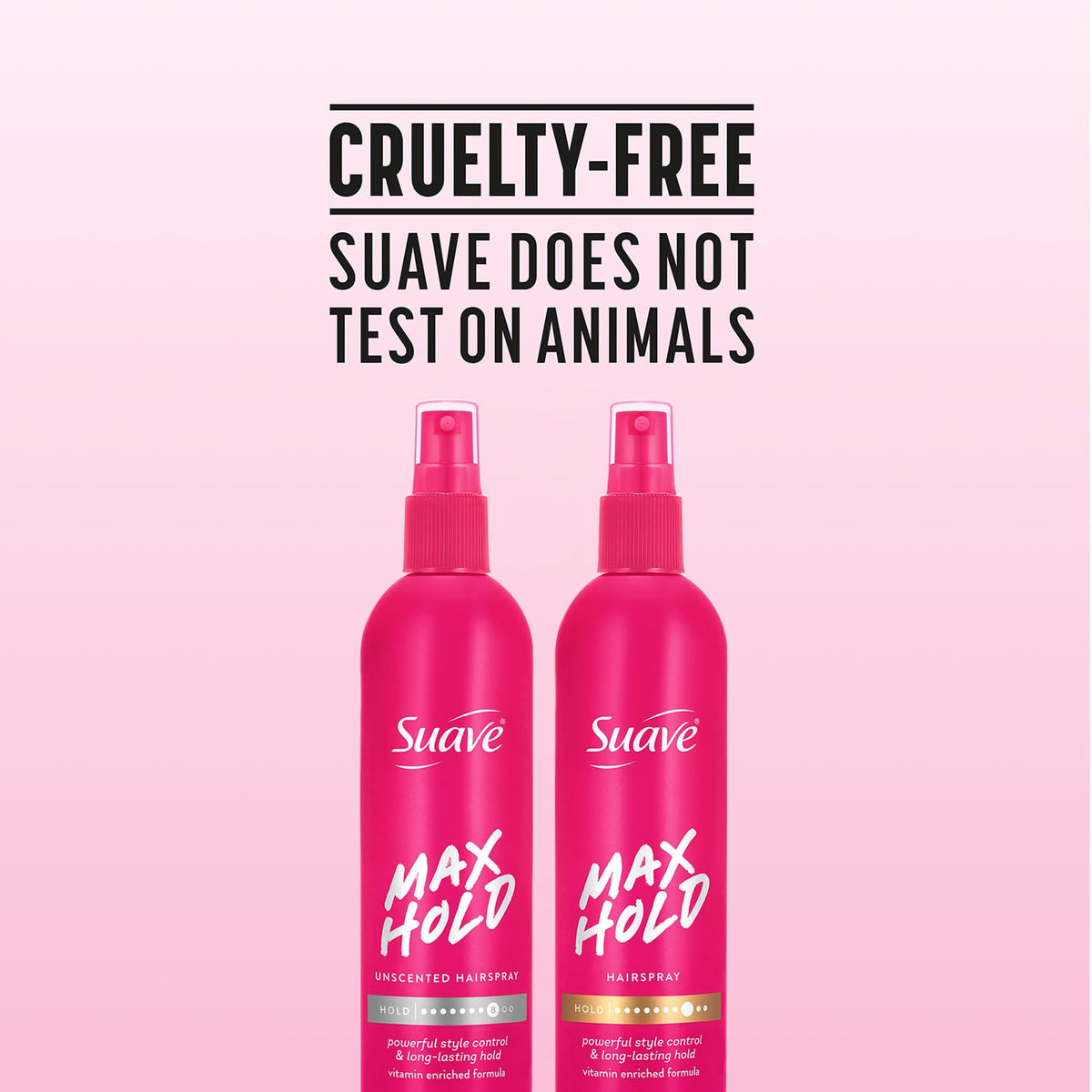 Suave max hold styling use on updo locking hairstyle with flexible hold