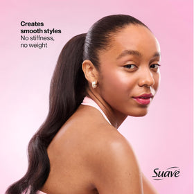 Suave max hold unscented variant label for fragrance‑free styling benefit