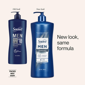Suave label detail showing ingredients and product benefits clearly
