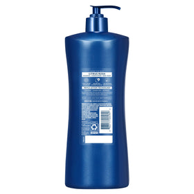 Man using Suave in shower illustrating convenient head-to-toe cleansing