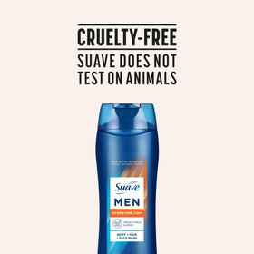 Citrus and musk elements representing Suave fresh fragrance