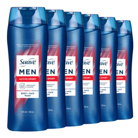 Suave front packaging showing energizing sport scent and benefits