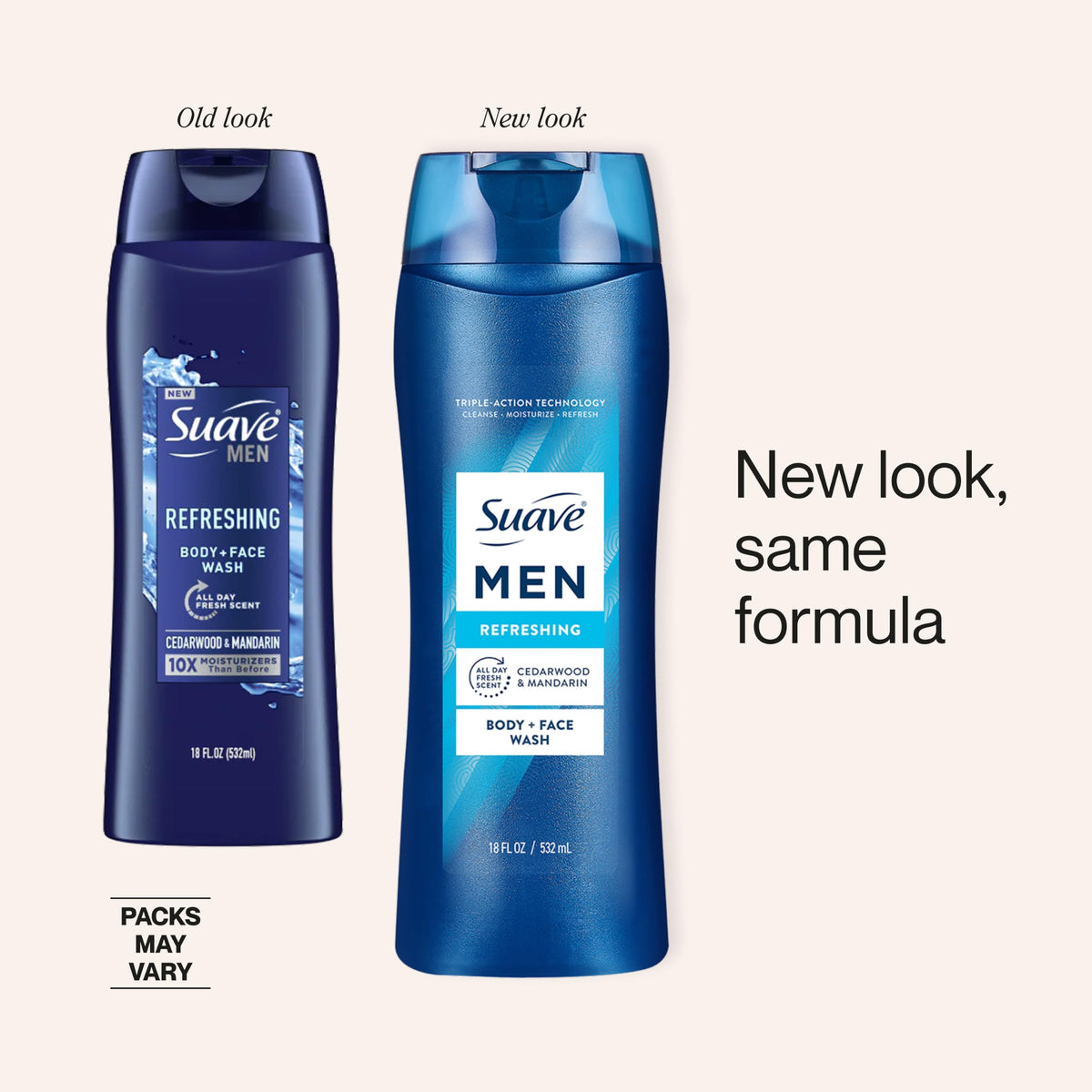 Close-up foam texture from Suave showing lather and moisturizing feel benefit