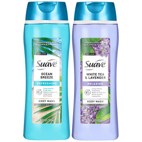 Suave Ocean Breeze front packaging showing bottle and label benefit fresh scent
