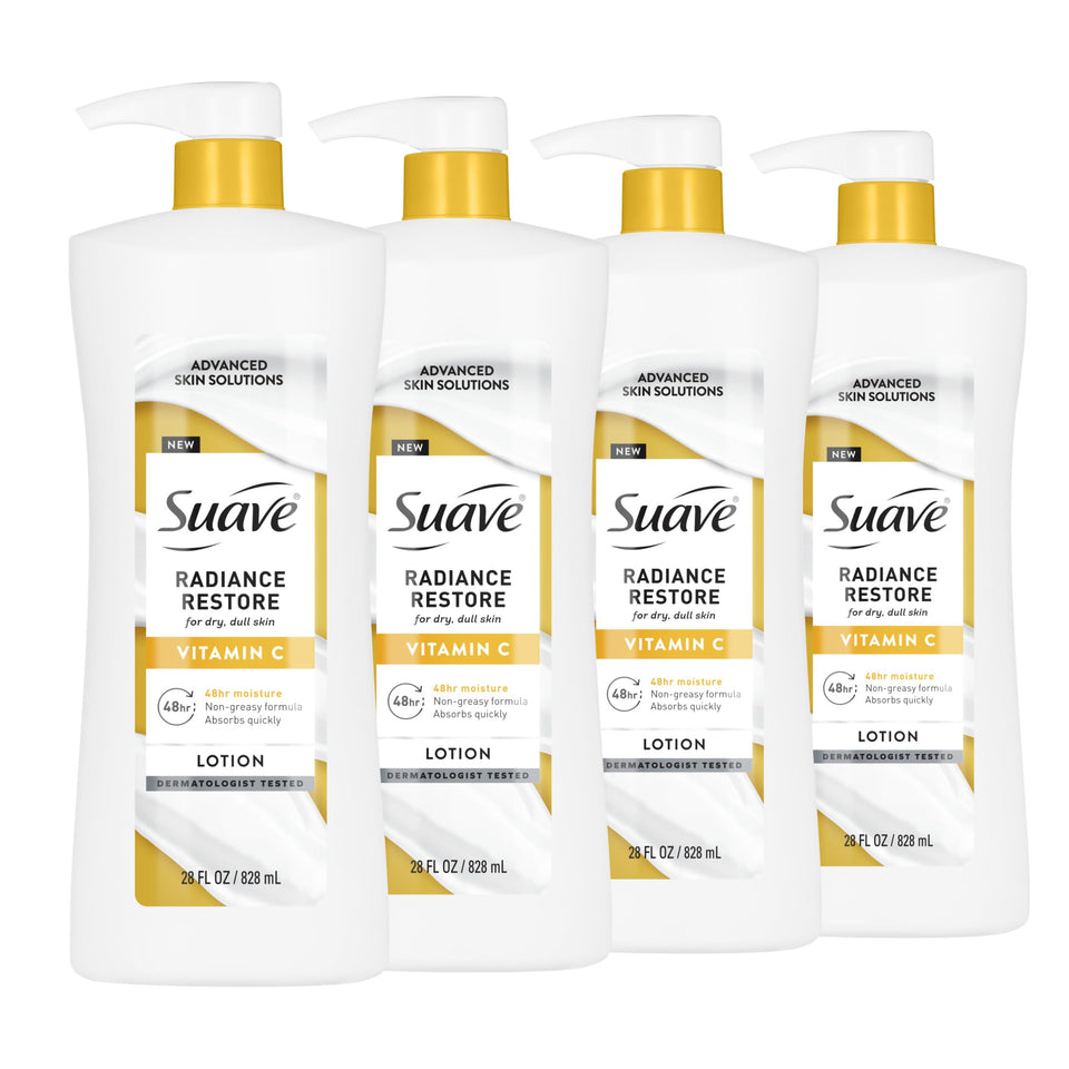 Suave front packaging showing bottle and product name for quick identification