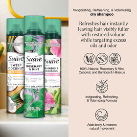 Suave Rosemary & Mint nozzle close-up for precise, refreshing spray
