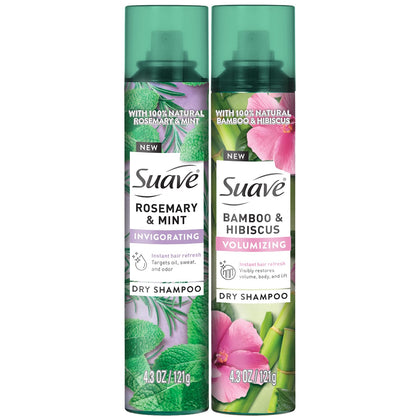Suave Rosemary & Mint front packaging showing fresh scent benefit