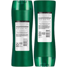 Suave bottles staged on bathroom shelf showing everyday use and aesthetic