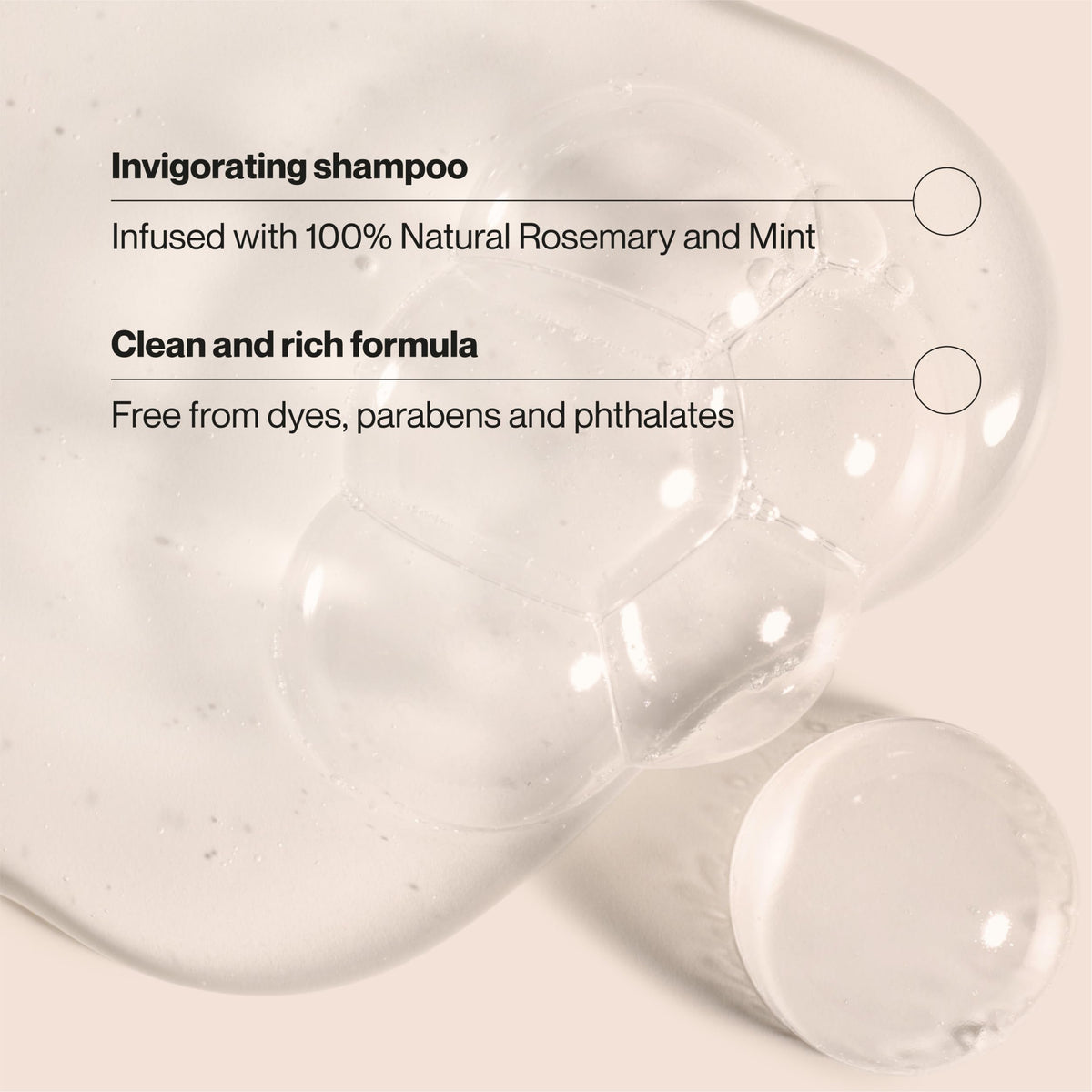 Suave nozzle and cap detail for easy dispensing and mess-free use
