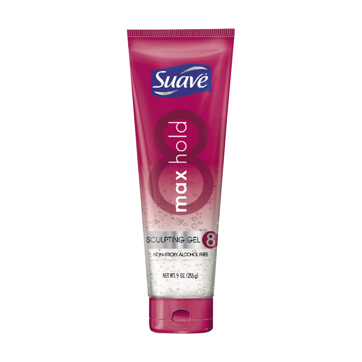Suave sculpting gel front packaging showing label and 9 oz size for clear product identification