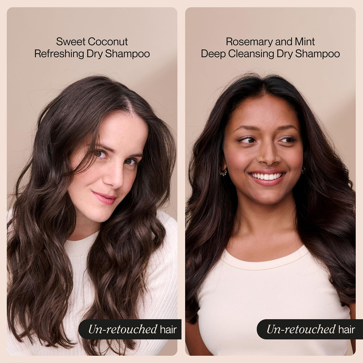 Fine mist spray from Suave can demonstrating weightless texture and fast refresh