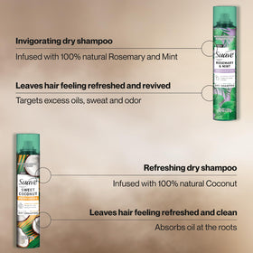 Suave Sweet Coconut can close-up showing tropical label and lightweight formula
