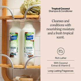 Suave back label with ingredients visible for informed choices