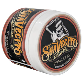 Suavecito jar in hand for scale showing compact 5 oz size
