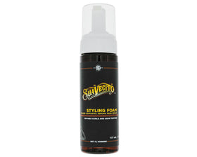 Suavecito front aerosol can showing branding and product finish benefit