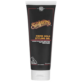 Suavecito front packaging showing strong-hold gel and size benefit