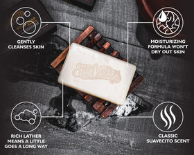 Suavecito label and ingredients clear view for product transparency benefit