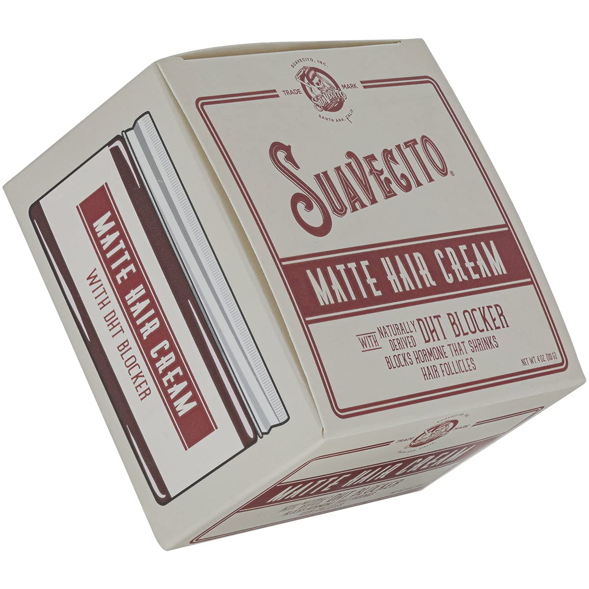 Jar next to coin and comb to show Suavecito product scale and travel convenience