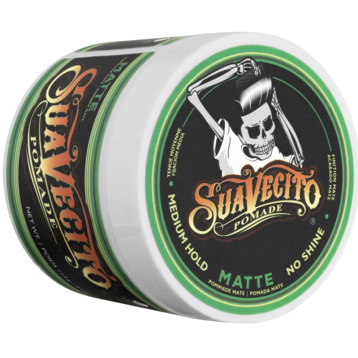 Suavecito washout demonstration shows water-soluble formula benefit