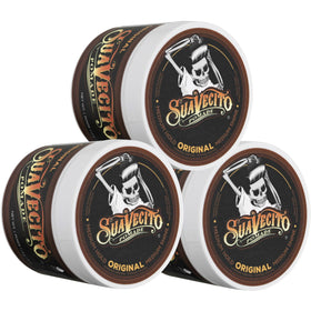 Suavecito open jar showing creamy texture for easy application benefit