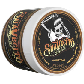 Comparison of 4 oz Suavecito jar beside common objects showing true scale