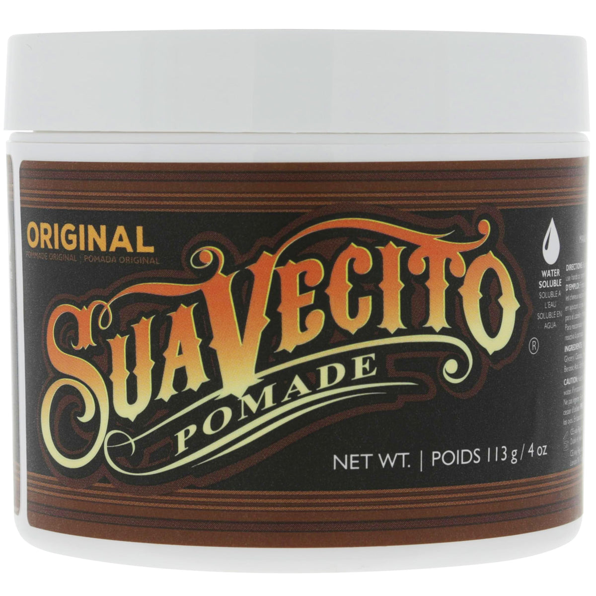 Rinsing hair to show Suavecito water-based washout convenience
