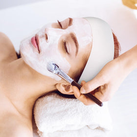 Sublaga headbands on bathroom vanity showing travel and at-home convenience