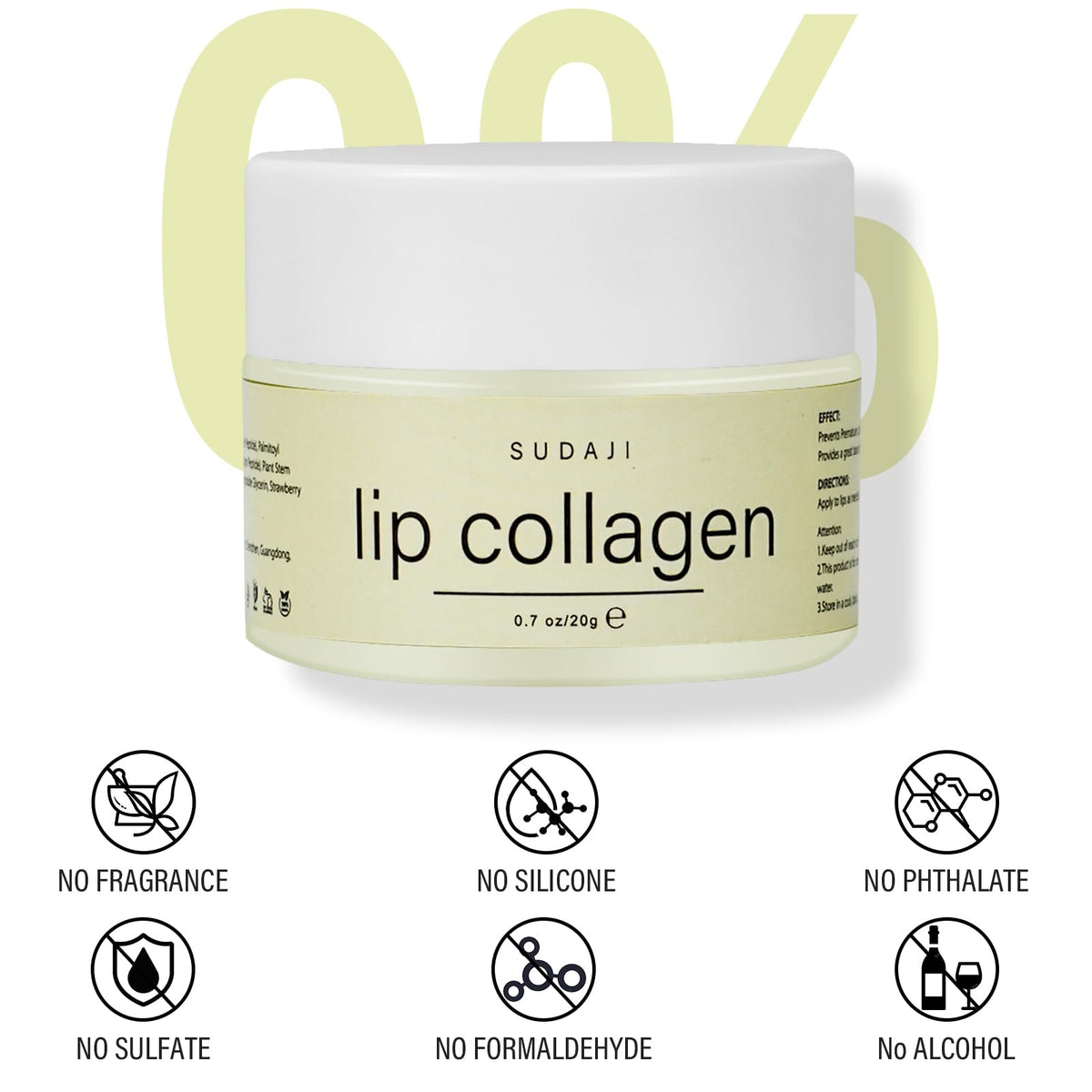 SUDAJI applying mask on lips during night routine for visible morning softness