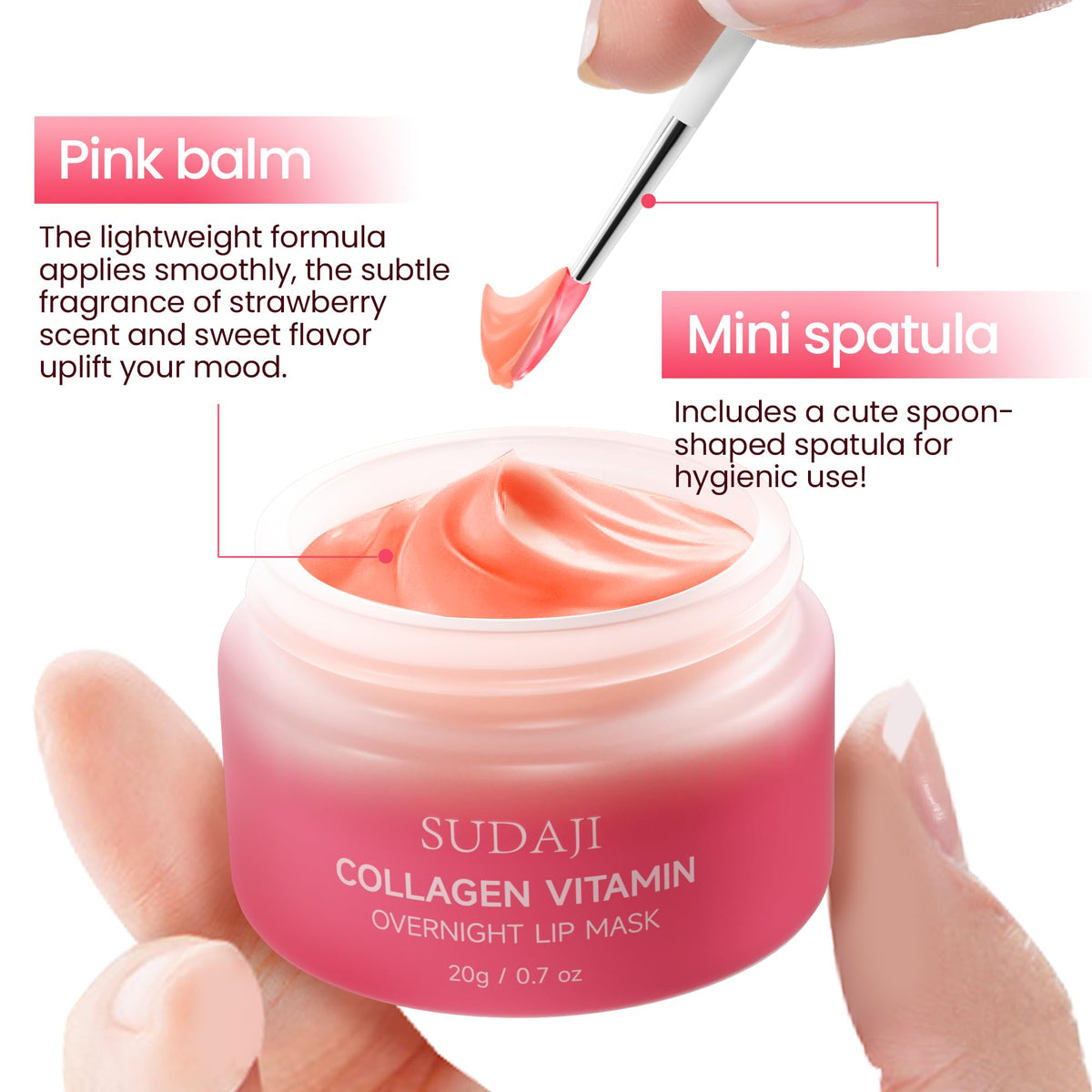 SUDAJI strawberry ingredient shot signaling natural fragrance benefit