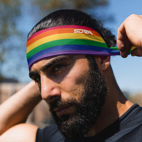 Suddora headband held in hand to show one-size scale and portable convenience