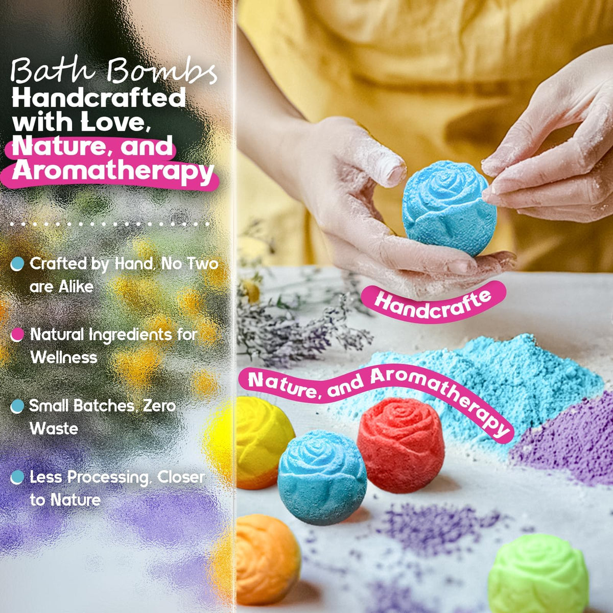 SudsyRoar bath bomb fizzing in bathtub delivering relaxing aromatherapy