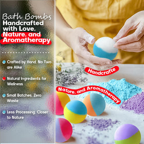 SudsyRoar bath bombs in bathtub creating relaxing bubbles and aromatherapy benefits