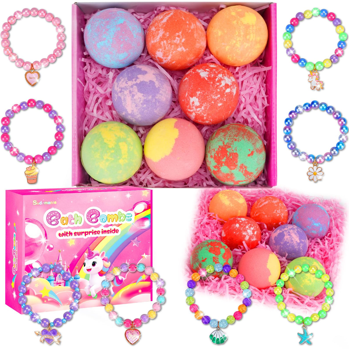 sudzmania gift box staged in bathroom for easy gifting presentation