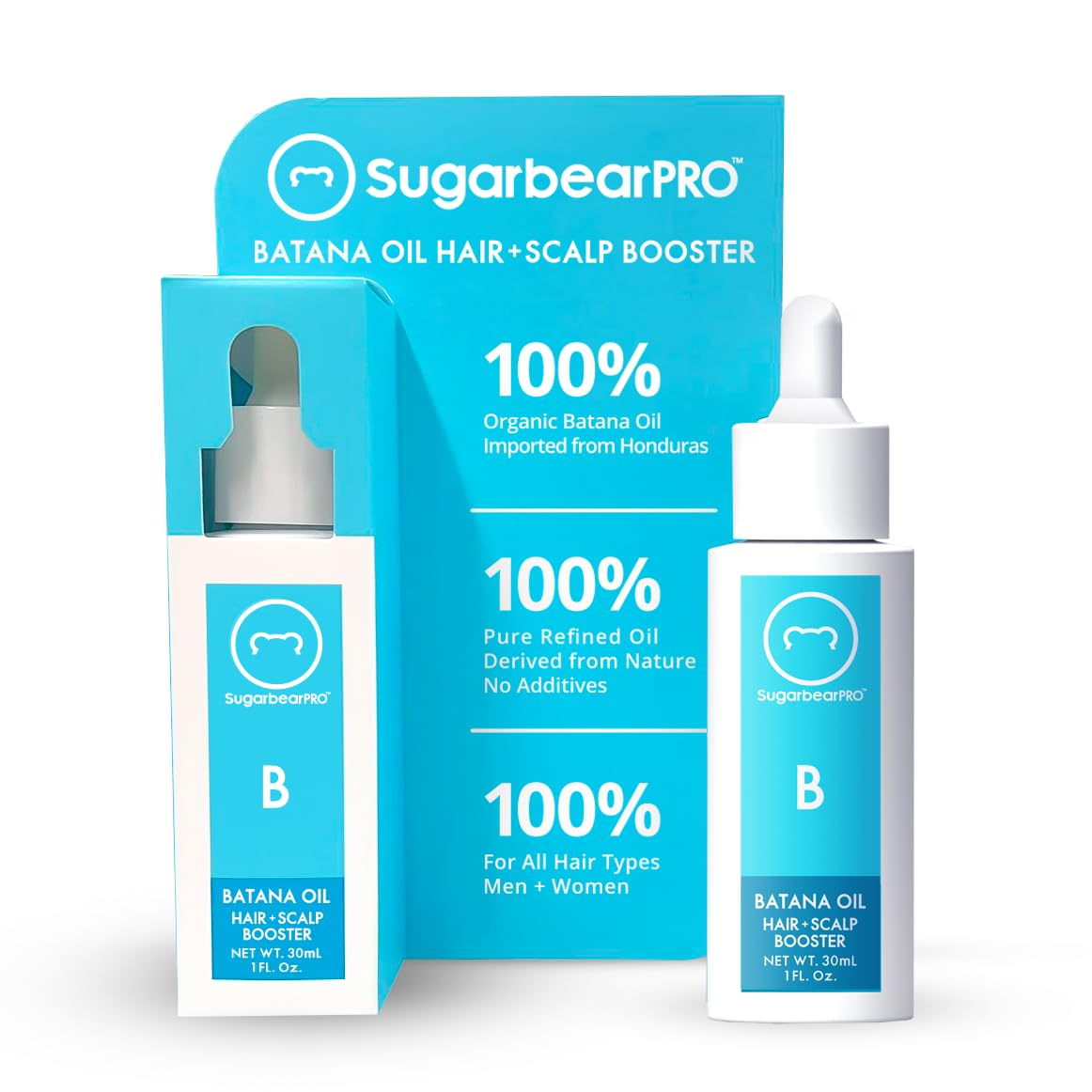 SugarBearHair label ingredients closeup highlighting biotin 6000mcg per serving