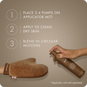 SUGARED + BRONZED mousse pump close-up highlighting controlled dispensing and convenience