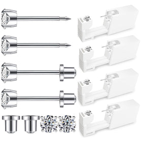SugarTang front packaging showing four individually sealed piercing kits and branding benefit hygienic convenience