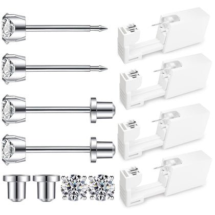 SugarTang front packaging showing four individually sealed piercing kits and branding benefit hygienic convenience