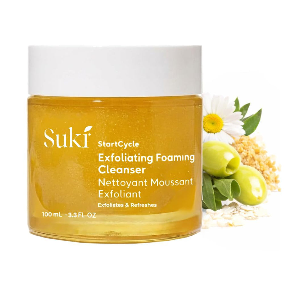 Suki front packaging showing cleanser and benefits