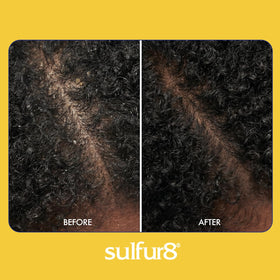 SULFUR8 conditioner bottle close-up showing lightweight formula