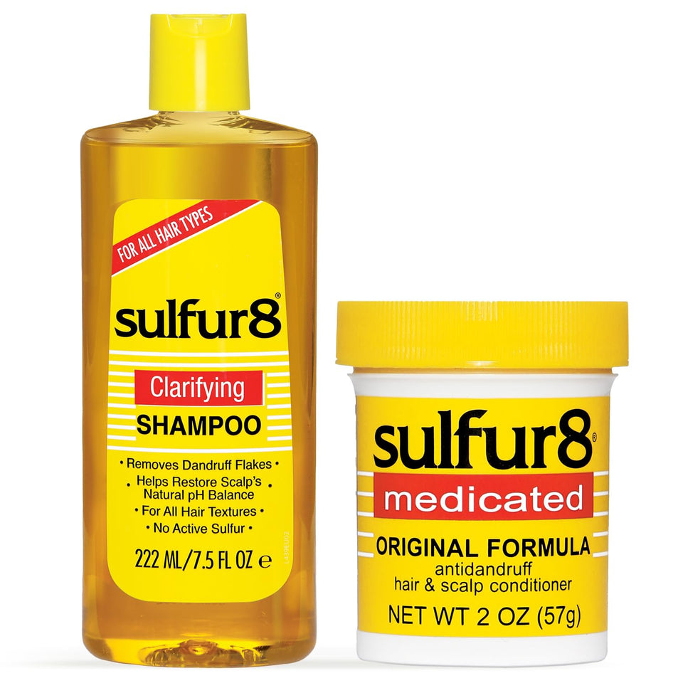SULFUR8 duo front packaging showing bottles and benefits