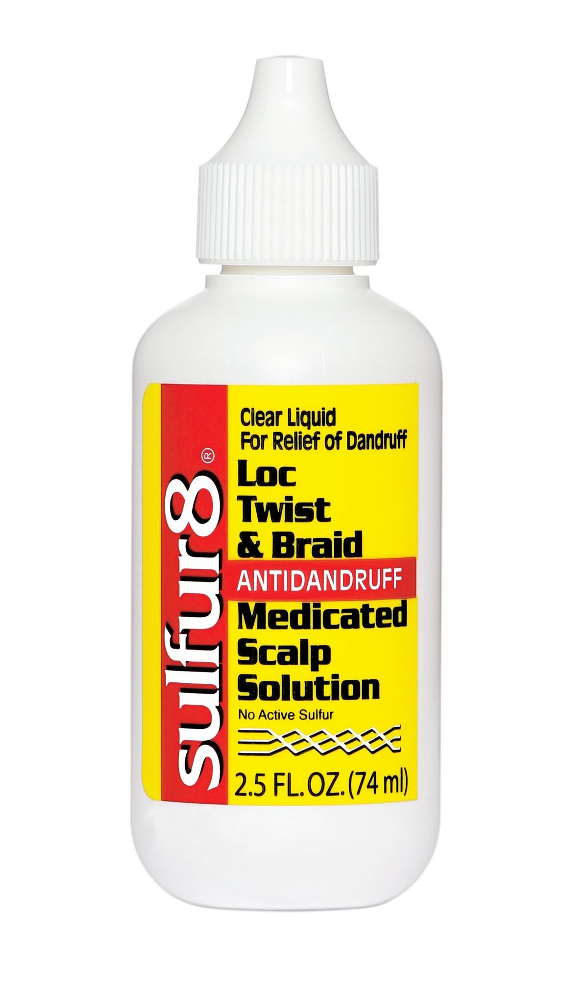 SULFUR8 front packaging showing bottle and label, clear identification and benefit