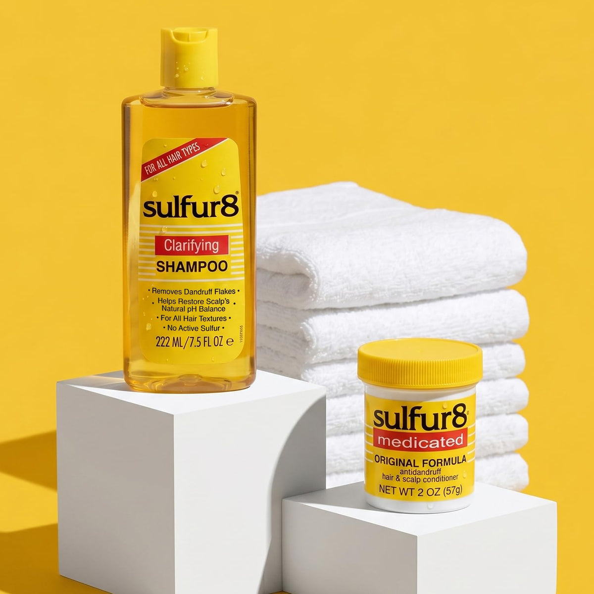 SULFUR8 label close-up showing ingredients and medicated claims