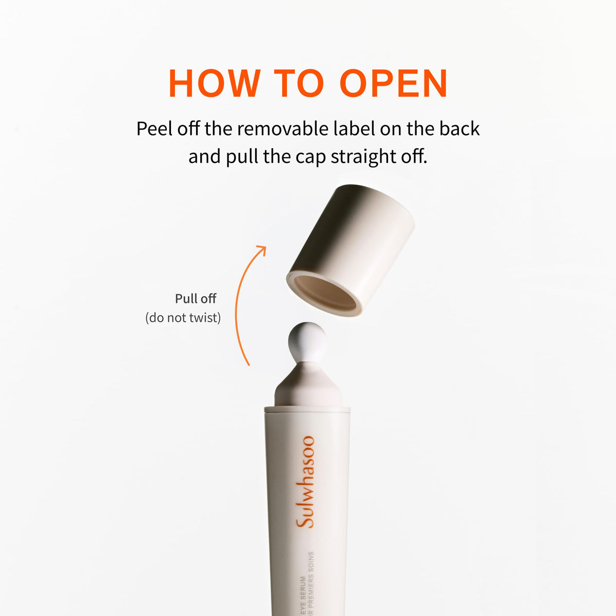 Sulwhasoo application demonstration showing brand and targeted under-eye massage for de-puffing
