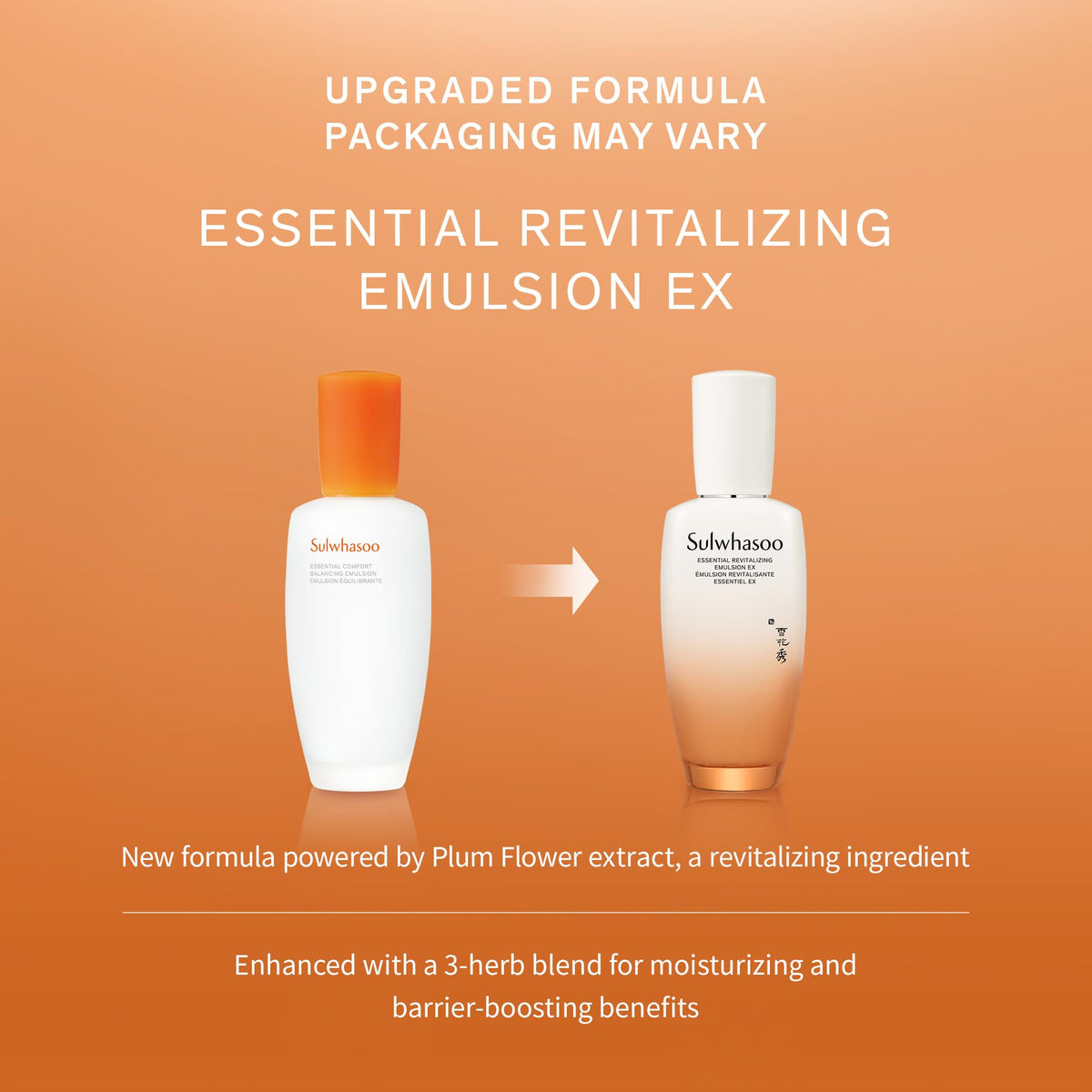 Sulwhasoo bottle paired with revitalizing water to show routine layering