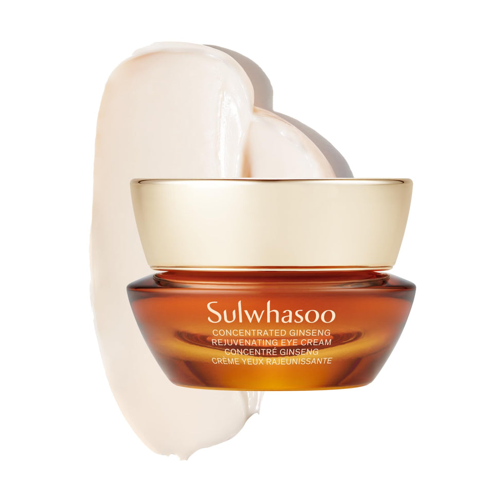 Sulwhasoo jar front view showing elegant packaging and anti-aging focus
