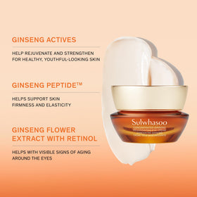Sulwhasoo ginseng root and powder visual highlighting potent botanical actives